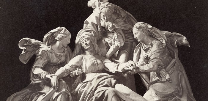 Dettaglio Begarelli Antonio, Deposizione di Cristo dalla croce