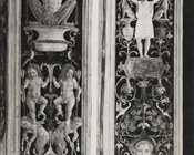 Melozzo da Forlì e Marco Palmezzano, ciclo di affreschi con Profeti e cherubini e Storie di San Giacomo, 1493-1494, già nella cappella Feo della Chiesa di San Biagio a Forlì, distrutto nel 1944