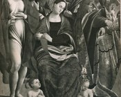 Cola dell’Amatrice, Madonna con Bambino e Santi, 1515-1520, Berlino, Gemäldegalerie, già nella Chiesa degli Scalzi a Bologna