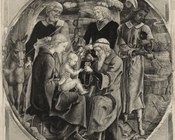 Cosmè Tura, Polittico Roverella, 1470-1474, già nella Chiesa di San Giorgio fuori le Mura a Ferrara. Scomparto di predella, Cambridge, Fogg Art Museum