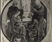 Cosmè Tura, Polittico Roverella, 1470-1474, già nella Chiesa di San Giorgio fuori le Mura a Ferrara. Scomparto di predella, Boston, Isabella Stewart Gardner Museum