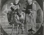 Cosmè Tura, Polittico Roverella, 1470-1474, già nella Chiesa di San Giorgio fuori le Mura a Ferrara. Scomparto di predella, New York, The Metropolitan Museum of Art
