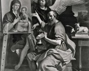 Guercino, San Luca Evangelista ritrae la Madonna, 1652-1653, Kansas City, Nelson-Atkins Museum of Art, già nella Chiesa di San Francesco a Reggio Emilia  