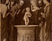 Lorenzo Costa, Presentazione al Tempio, 1488-1490, Berlino, Gemäldegalerie, già a Carpi (?)
