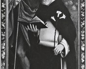 Marco Palmezzano, San Domenico e san Giovanni Battista, scomparto di destra del Trittico di per la Confraternita di san Domenico, Collezione privata