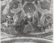 Melozzo da Forlì e Marco Palmezzano, Profeta, particolare della cupola,  Forlì, chiesa di San Biagio, cappella Feo distrutta nel 1944