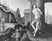 Maestro del Sant'Eustachio Figdor, Martirio di san Sebastiano, Collezione privata