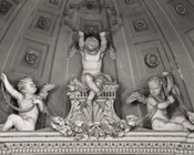 Giacomo Rossi, Angeli con corona di stelle e festoni, Bologna, Chiesa di Santa Maria Labarum Coeli detta la Baroncella